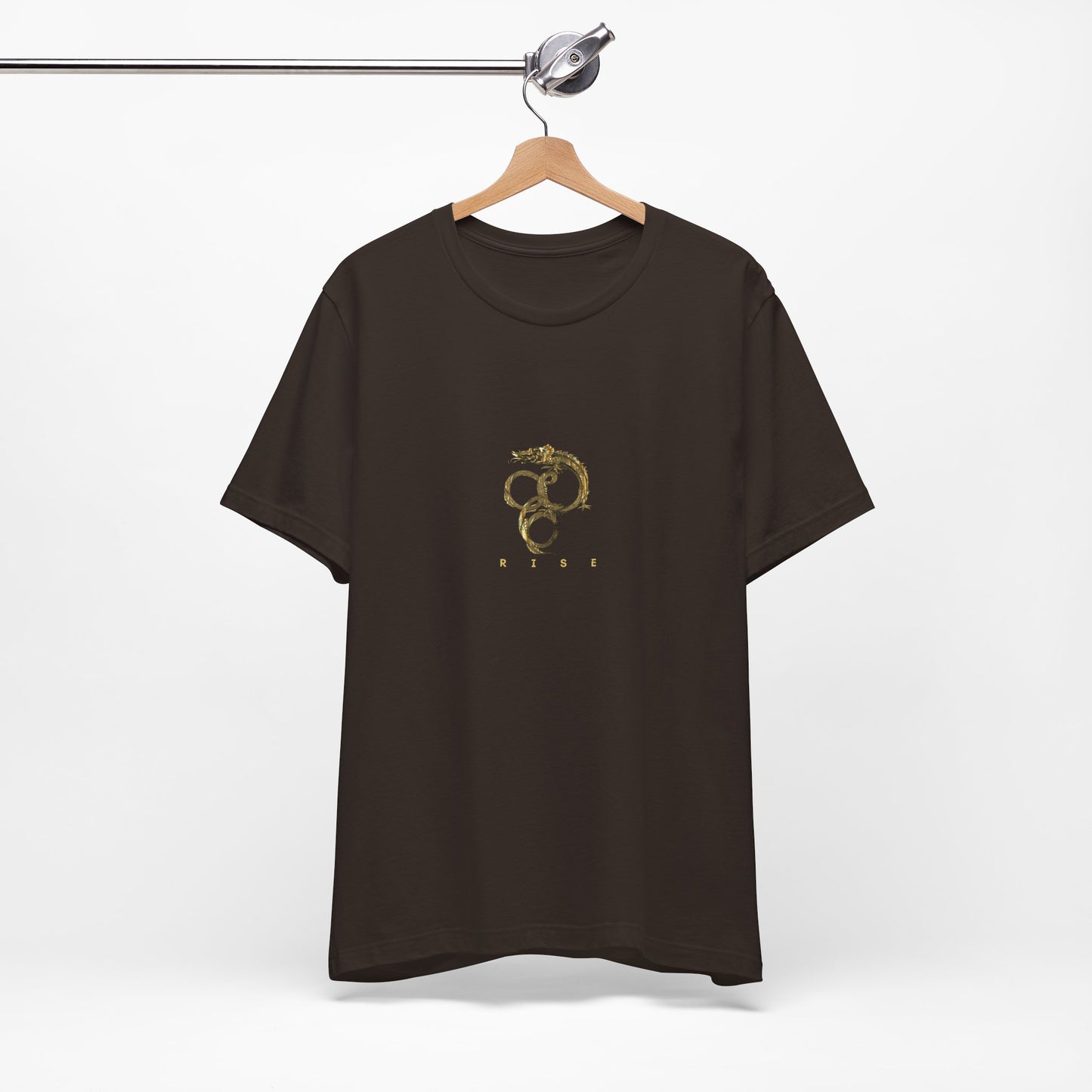 “Rise” Gold Dragon-like Serpent T-Shirt – Unisex | Eléra Gold Edition