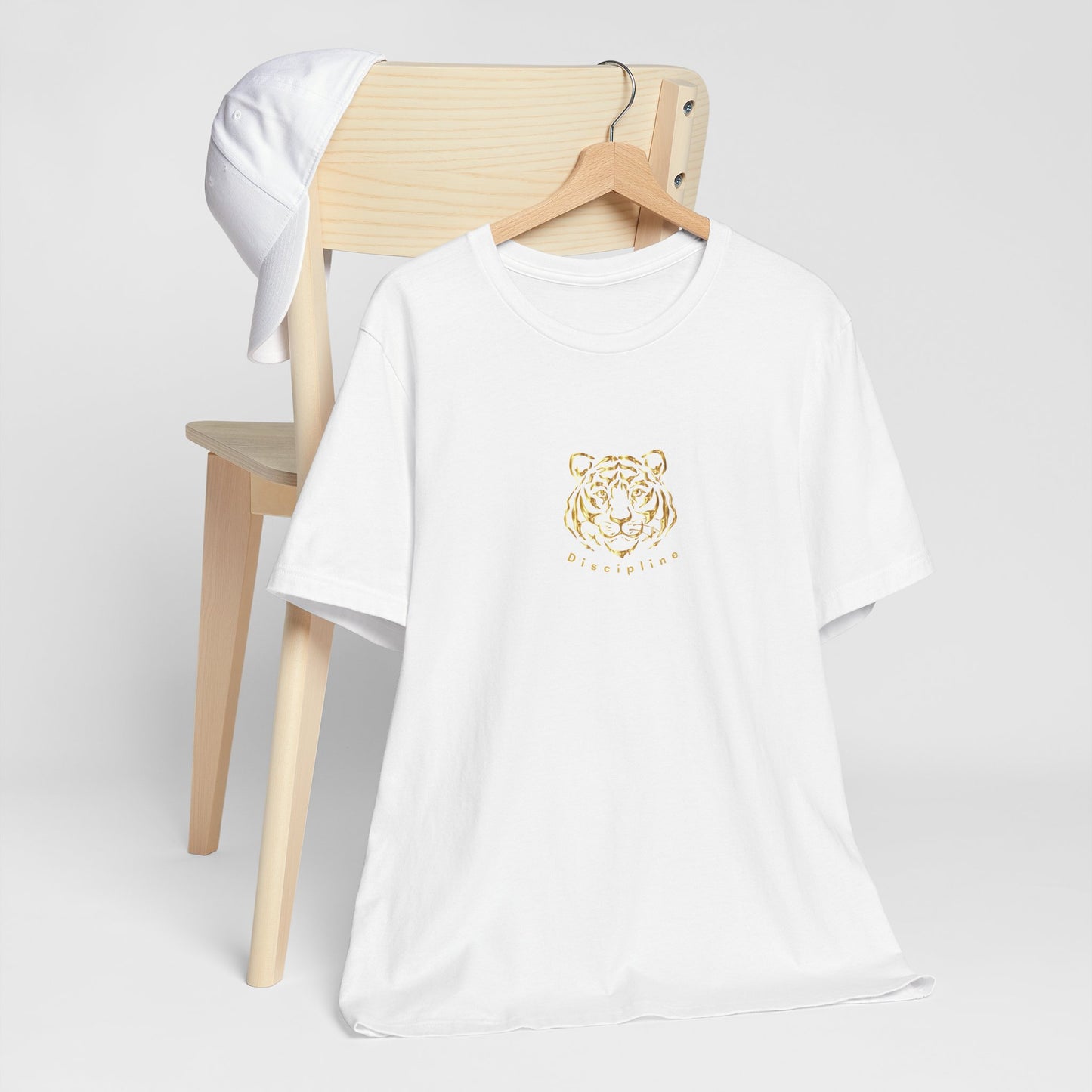 “Discipline” Gold Tiger T-Shirt – Unisex | Eléra Gold Edition