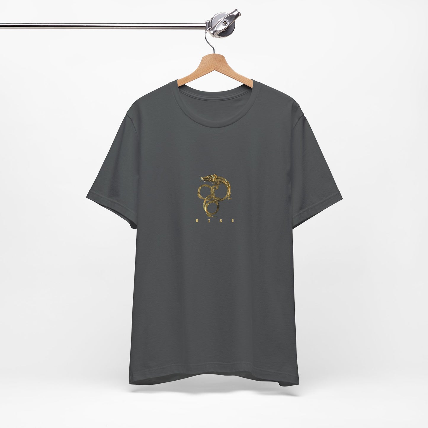 “Rise” Gold Dragon-like Serpent T-Shirt – Unisex | Eléra Gold Edition