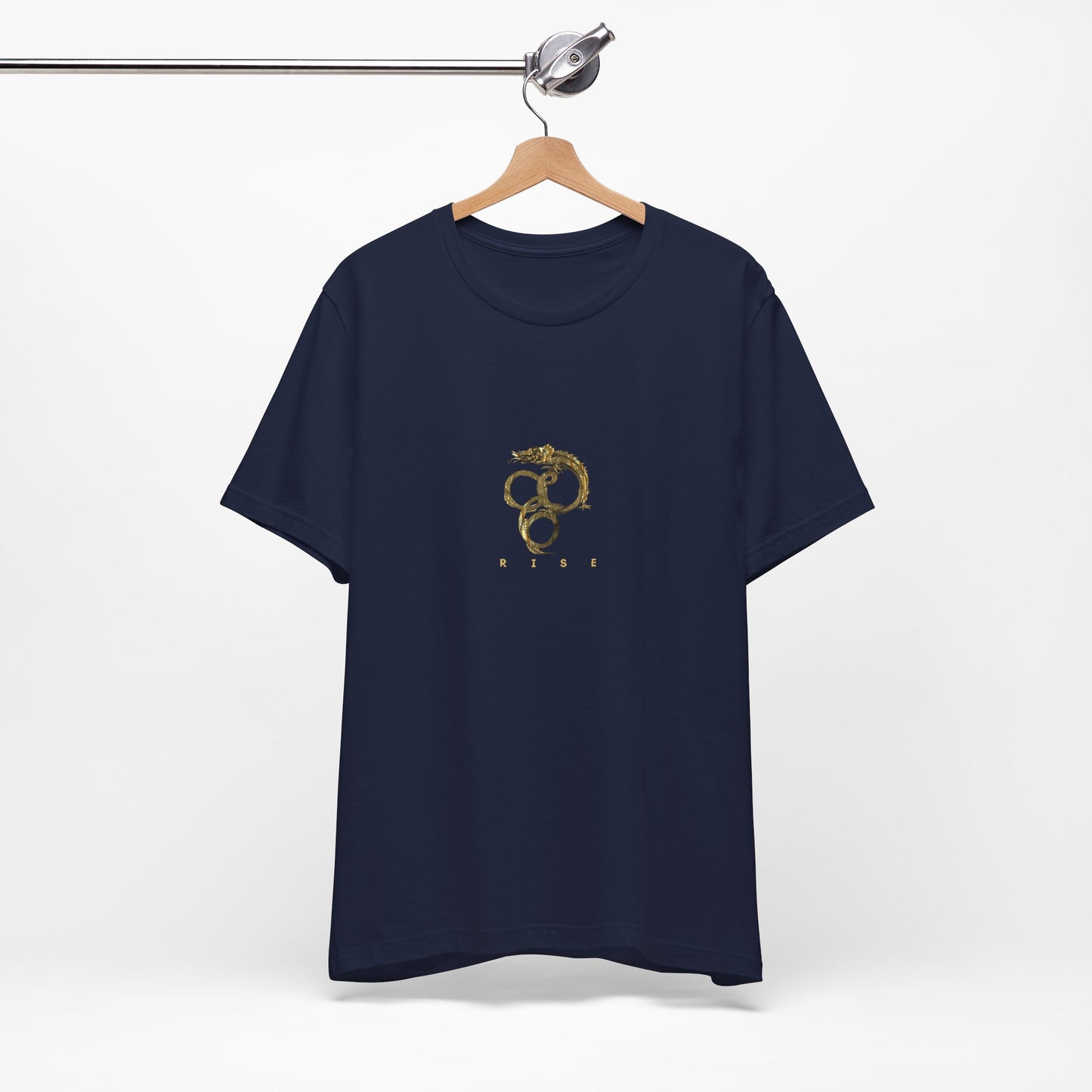 “Rise” Gold Dragon-like Serpent T-Shirt – Unisex | Eléra Gold Edition