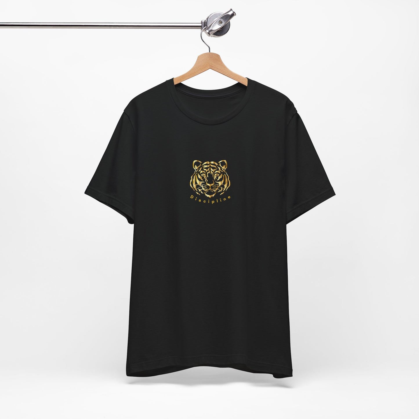 “Discipline” Gold Tiger T-Shirt – Unisex | Eléra Gold Edition