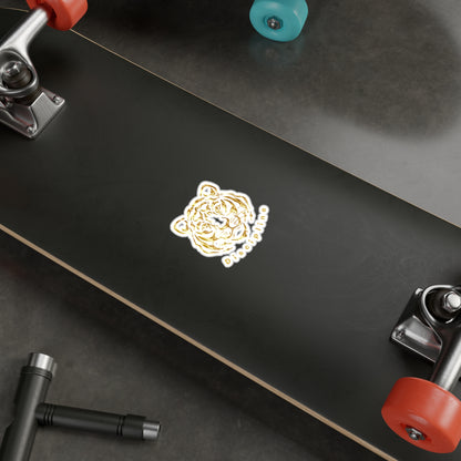 "Discipline" Golden Tiger Vinyl Sticker – Premium Kiss-Cut | Eléra Signature Edition