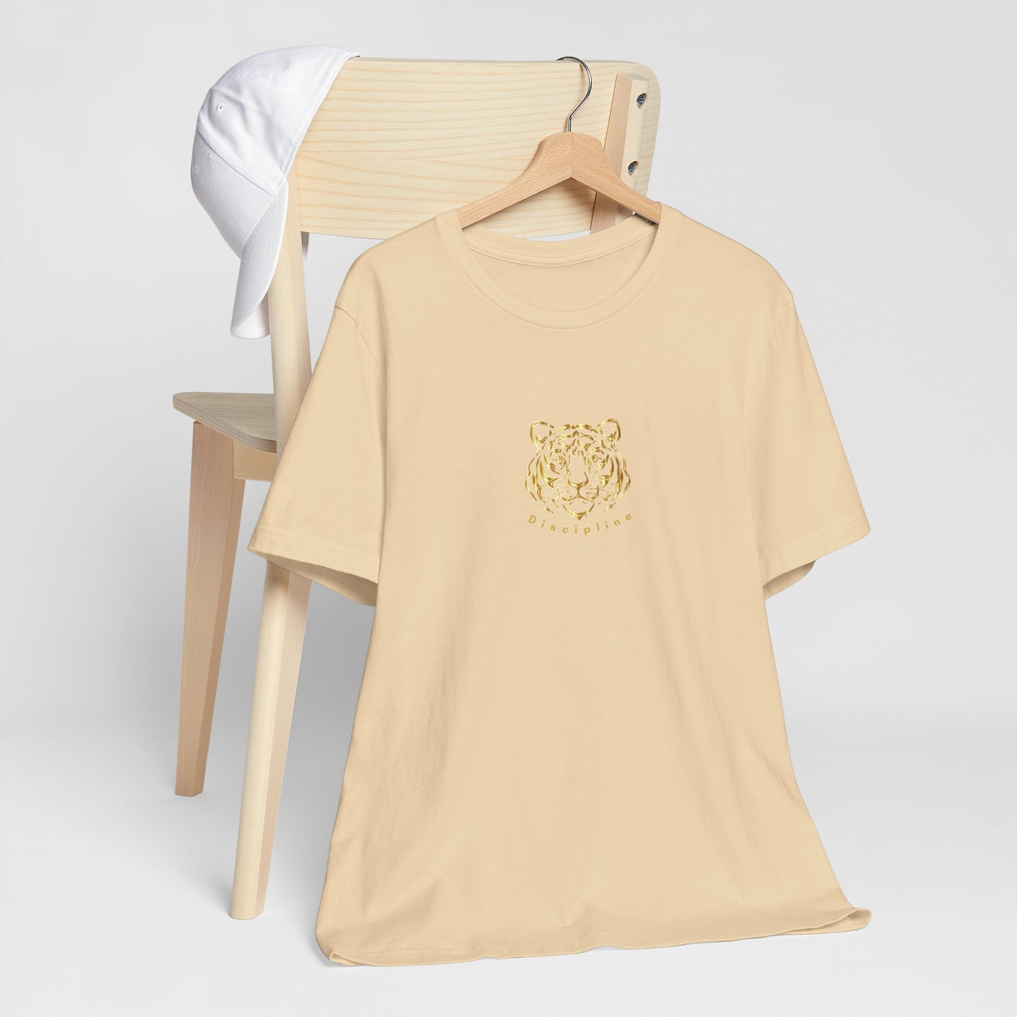 “Discipline” Gold Tiger T-Shirt – Unisex | Eléra Gold Edition