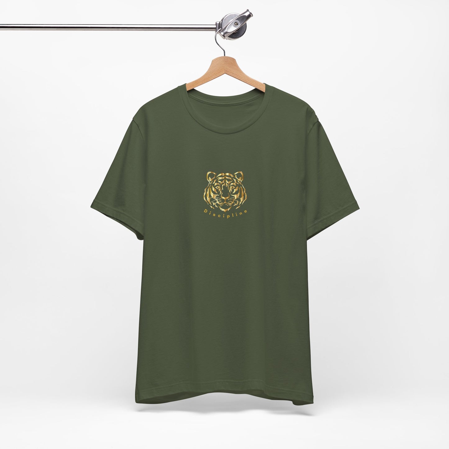 “Discipline” Gold Tiger T-Shirt – Unisex | Eléra Gold Edition