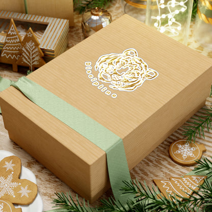 "Discipline" Golden Tiger Vinyl Sticker – Premium Kiss-Cut | Eléra Signature Edition