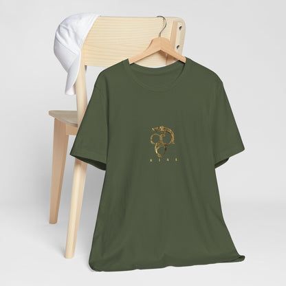 “Rise” Gold Dragon-like Serpent T-Shirt – Unisex | Eléra Gold Edition