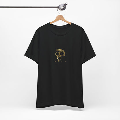 “Rise” Gold Dragon-like Serpent T-Shirt – Unisex | Eléra Gold Edition