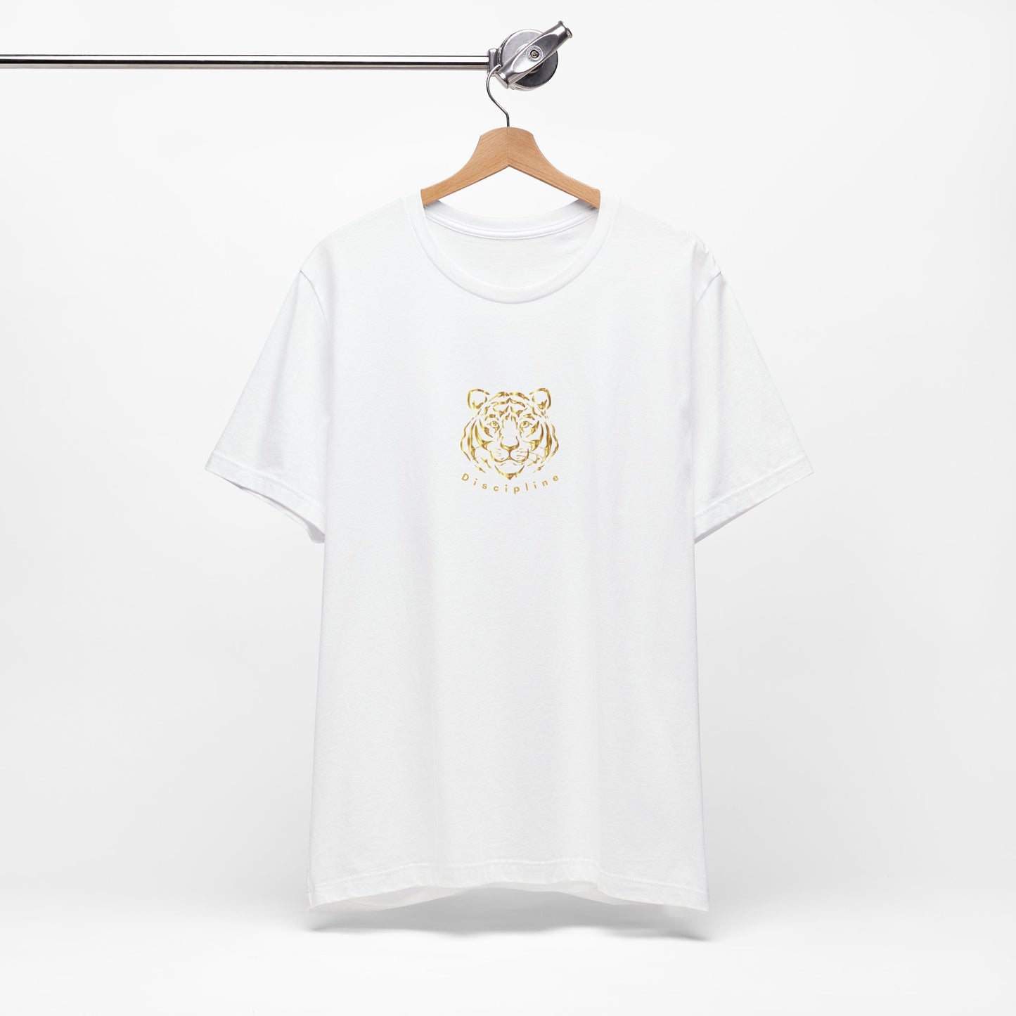 “Discipline” Gold Tiger T-Shirt – Unisex | Eléra Gold Edition