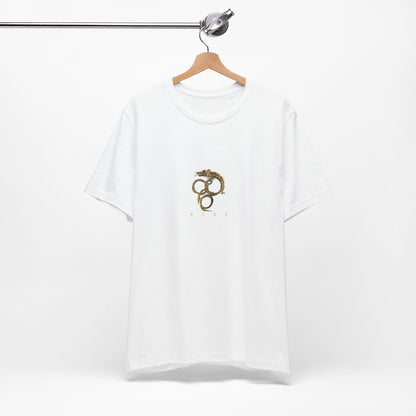 “Rise” Gold Dragon-like Serpent T-Shirt – Unisex | Eléra Gold Edition