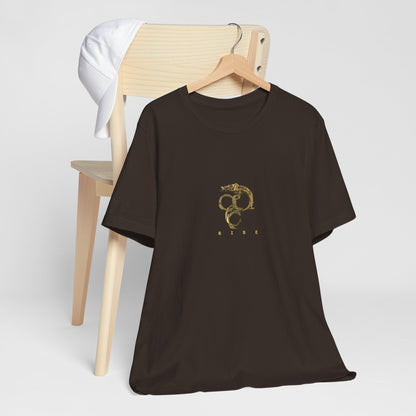 “Rise” Gold Dragon-like Serpent T-Shirt – Unisex | Eléra Gold Edition